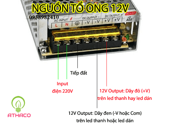 Hướng dẫn cách đấu nối đèn led dây 12v hiệu quả 5 Hướng dẫn cách đấu nối đèn led dây 12v hiệu quả