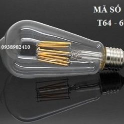 Bóng đèn LED edison T64 - 6w