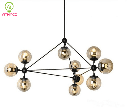 Đèn chùm bóng tròn AT10 - Mua đèn tặng bóng 1 Đèn chùm bóng tròn AT10 - Mua đèn tặng bóng