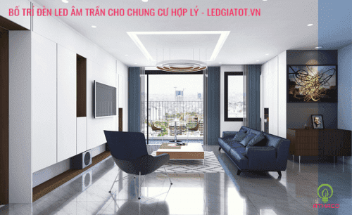 Cách bố trí đèn led âm trần chung cư hợp lý nhất 7 Cách bố trí đèn led âm trần chung cư hợp lý nhất