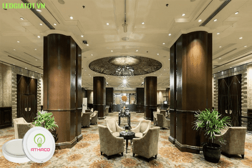 3 Ứng dụng tuyệt vời của đèn led ốp trần cho nhà hàng khách sạn