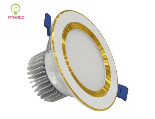 Đôi nét về loại đèn led âm trần viền vàng
