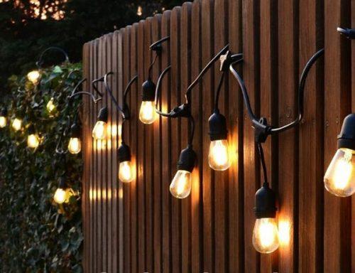 Bật mí 2 mẫu dây đèn thả ngoài trời chất lượng nhất hiện nay