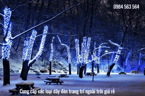 Tổng hợp các loại dây đèn trang trí cây xanh