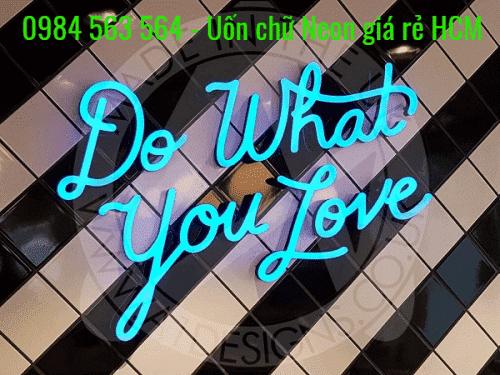 Địa chỉ uốn chữ neon sign công nghệ LED giá siêu rẻ ở HCM