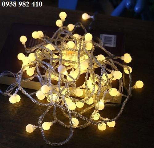 Dây đèn bi đục 8m 40 bóng không chớp 1 Dây đèn bi đục 8m 40 bóng không chớp