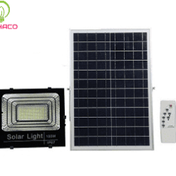Đèn pha năng lượng mặt trời 100w siêu sáng
