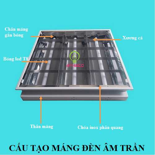Cấu tạo máng đèn âm trần với 5 chi tiết chính bạn nên biết 9 Cấu tạo máng đèn âm trần với 5 chi tiết chính bạn nên biết
