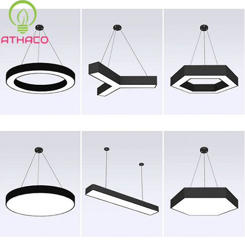 Bảng giá đèn thả trần văn phòng led 1 Bảng giá đèn thả trần văn phòng led