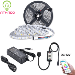 Led dây đổi màu bằng App điện thoại cuộn 5 mét